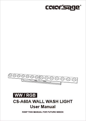 CS-A60A WW_RGB WALL WASH LIGHT User Manual